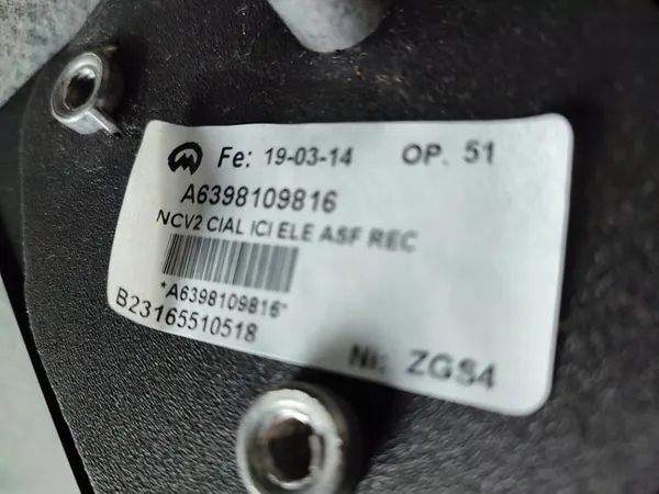 MERCEDES VITO W639 VÄNSTER SPEGLAR ORIGINAL A6398109816 image 3