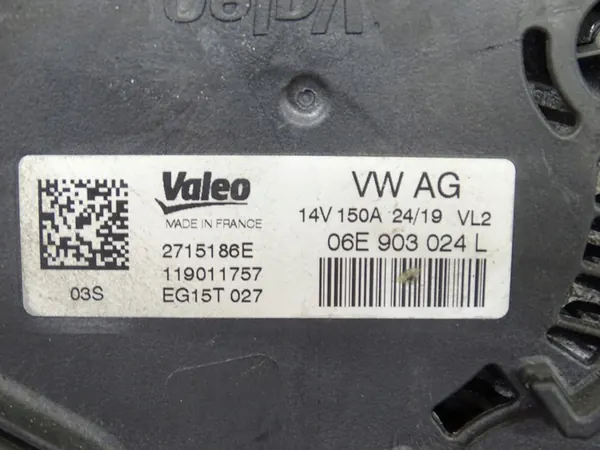 Vaihtovirtageneraattori Audi A5 RS5 S5 S4 A4 B9 3.0 TFSI OEM image 5