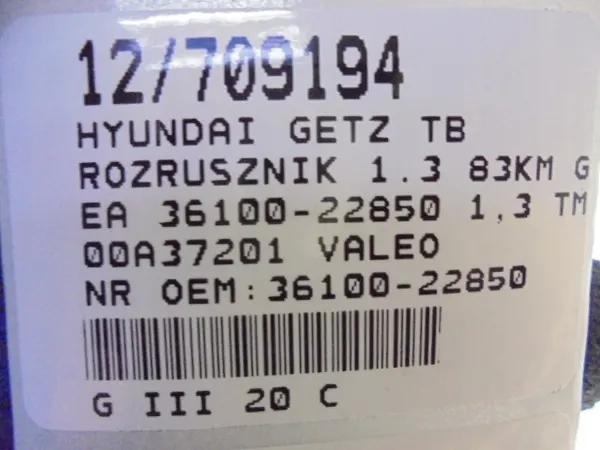 Motor de arranque Hyundai OE 36100-22850 image 9