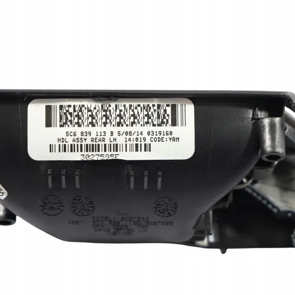 VW Jetta A6 Achter Linker Binnenhandgreep OEM 5C6839113B image 10
