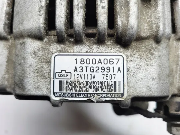 Vaihtovirtageneraattori Mitsubishi Outlander I 2.0B 110A 1800A067 image 6