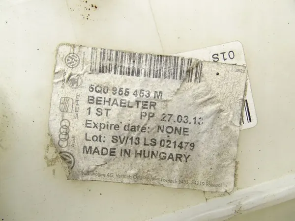 Pyyhkijännestepullot SEAT LEON III 5Q0955453M image 6