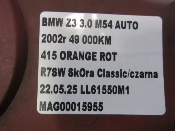 BMW Z3 E36 Rooster OEM 5113003143415 Links Voor image 9