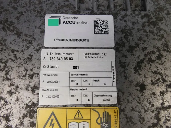 MERCEDES C KLASA W205 2.2 CDI C300 HYBRIDE BATTERIJ HV OEM image 4