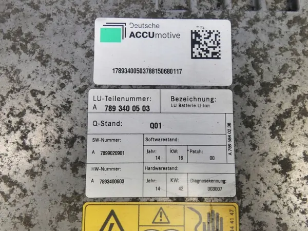 MERCEDES C KLASA W205 2.2 CDI C300 HYBRIDE BATTERIJ HV OEM image 5