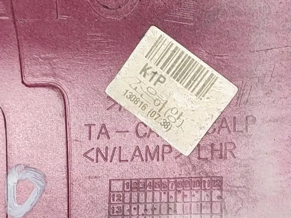 OEM 130816 Couvre-miroir droit rouge Kia Picanto image 4