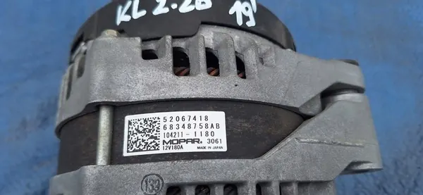 ALTERNATORI JEEP CHEROKEE KL 2.2 DIESEL 68348758AB image 2