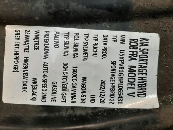 Braccio di Controllo Posteriore Sinistro KIA SPORTAGE V 55270R2000 image 4