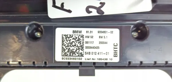 Klimabedienfeld OEM 9334601 Mini Cooper Countryman image 3