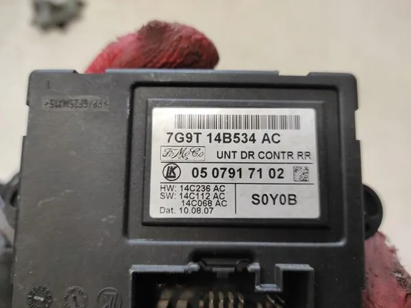 Módulo Puerta Trasera Izquierda Ford Mondeo MK4 7G9T-14B534-AC image 4