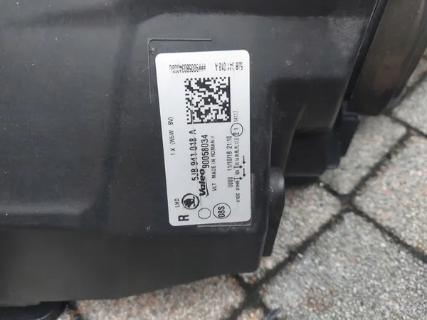 FARO XENON DIREITO SKODA RAPID EUROPA OEM 5JB941018A image 4
