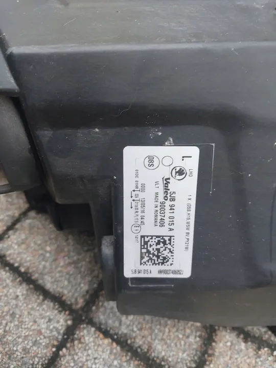 FARO XENON DIREITO SKODA RAPID EUROPA OEM 5JB941018A image 6