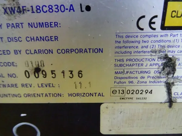Jaguar CD-wisselaar OEM DRC9747 - Gebruikt image 9