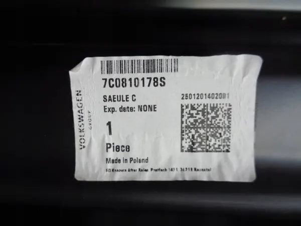 Oikea takapilari OEM 7C0810178S VW Crafter II:lle image 3