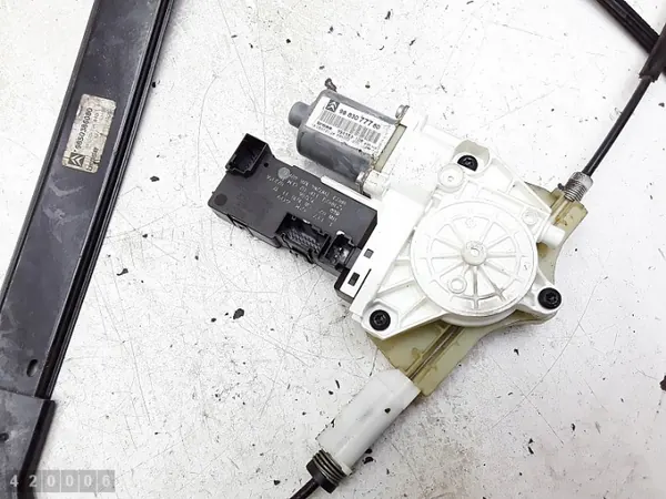 Régulateur de vitre Citroen C6 OEM 9650386080 9663077780 image 5