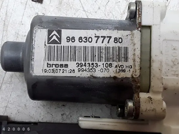 Régulateur de vitre Citroen C6 OEM 9650386080 9663077780 image 7
