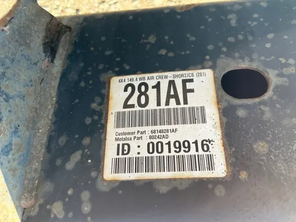 Cadre OEM 68148281AF pour Dodge Ram 1500 4x4 Crew Cab image 8