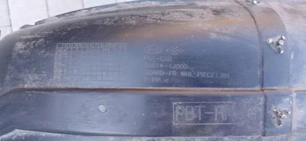 OEM 86814-1J000 Voor rechter spatbord voor Hyundai i20 image 7