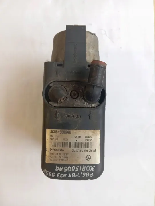 VW Webasto Thermo Top W 3C0815005AG - Usado image 2