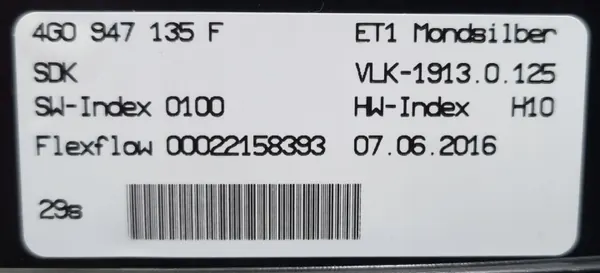 LED-katkovalo OEM 4G0947135F ET1 Audi A6 C7:lle image 9