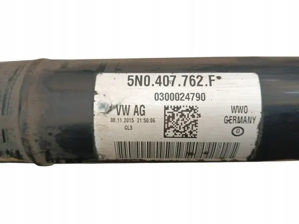 Arbre de transmission droit avant VW Tiguan I 5N 2.0 TDI 5N0407762F image 4