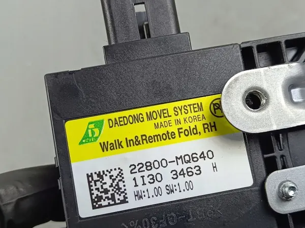 Motor de asiento Kia OE OEM 22800MQ640 - Usado image 6