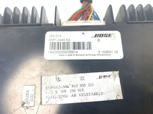 Begagnad Bose-förstärkare OEM 8L0035223 för Audi image 4