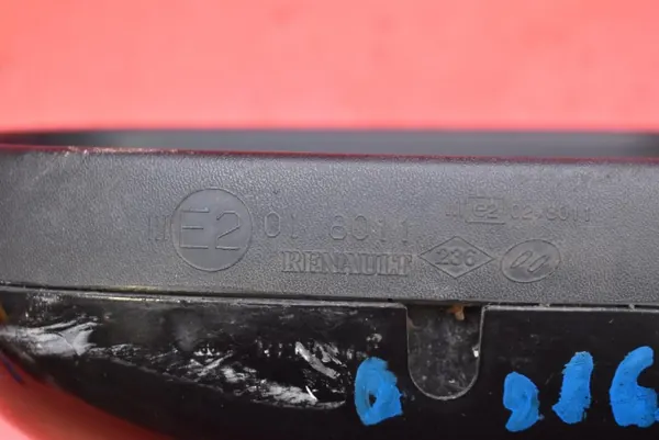 Espelho esquerdo preto OEM 018011 para Renault Clio 2 image 7