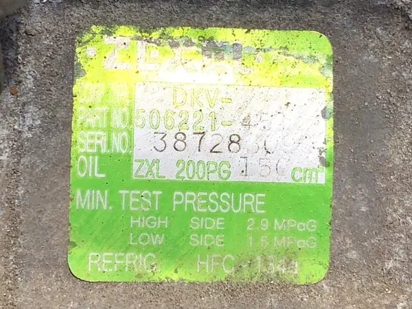Compresseur AC Subaru Forester II 506021-6433 OEM image 5