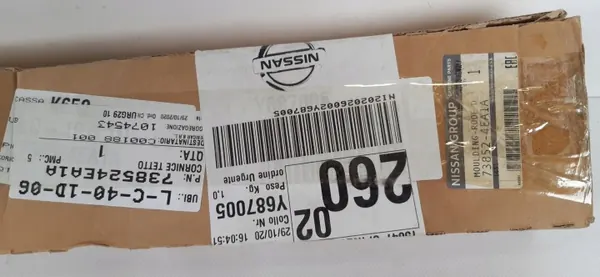 Nissan Qashqai J11 Rechter Dakdrager OEM 73852-4EA1A image 8