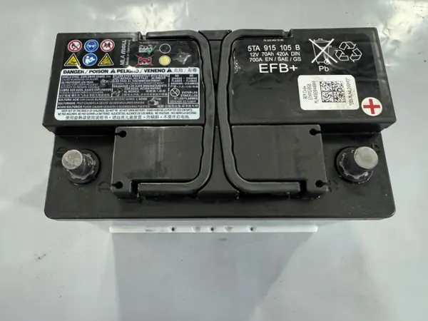 Audi VW Accu 5TA915105B 12V 70Ah EFB+ Gebruikt image 2