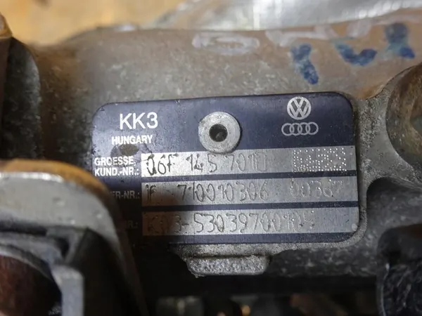 Turboaggregat AUDI A3 8P GOLF V EOS 2.0 TFSI 06F145701D image 8