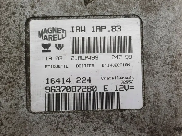 Motorcomputer DRC95223 voor Peugeot 206 1.1 Benzine image 3