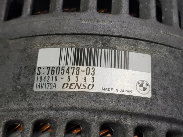 Vaihtovirtageneraattori BMW 3 (F30, F80) 2.0L bensiini image 9