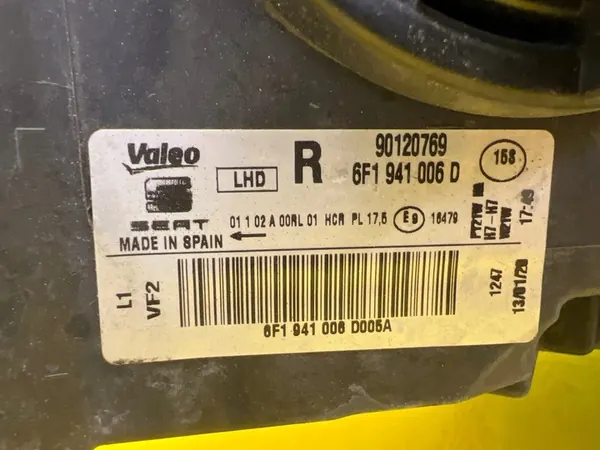 Farol Direito Frontal Seat Ibiza V 5 17- LED 6F1941006D image 2