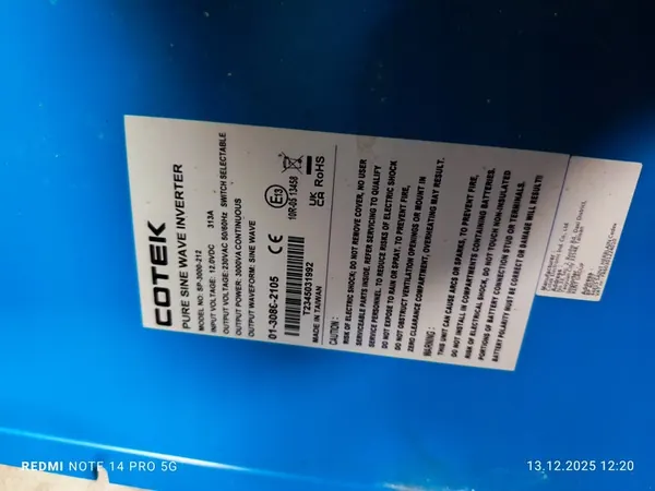 Inversor COTEK SP3000 para MERCEDES BENZ SPRINTER III image 8