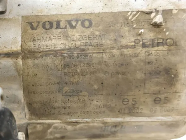 Volvo S80 Webasto Värme OEM 3731138 - Begagnad image 8