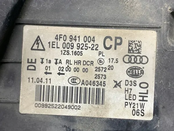 Rechtes Frontscheinwerfer Audi A6 C6 Lift (2004-2011) 4F0941004CP image 3