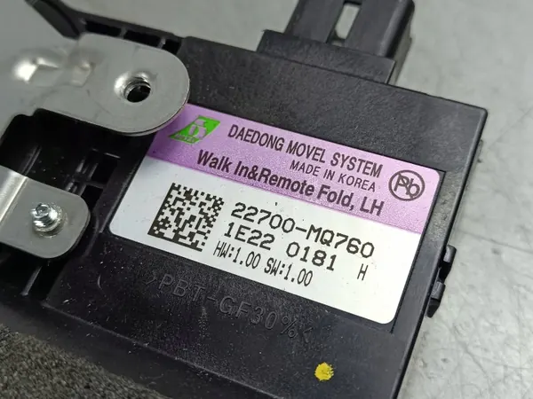 Kia OE Sitzmotor OEM 22700MQ760 - Gebraucht image 6