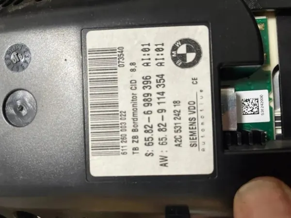 Écran navigation BMW 5 E60 OEM 65826989396 image 4