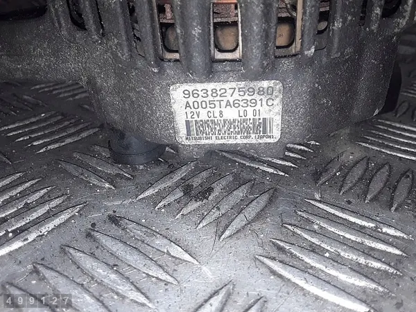 2003 Citroen Xsara Picasso Vaihtovirtageneraattori 1600 Bensiini OEM 9638275980 image 6