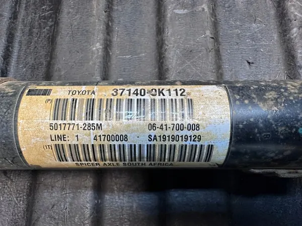 Arbre de transmission Toyota Hilux VIII 2.4 D4D 37140-0K112 image 2