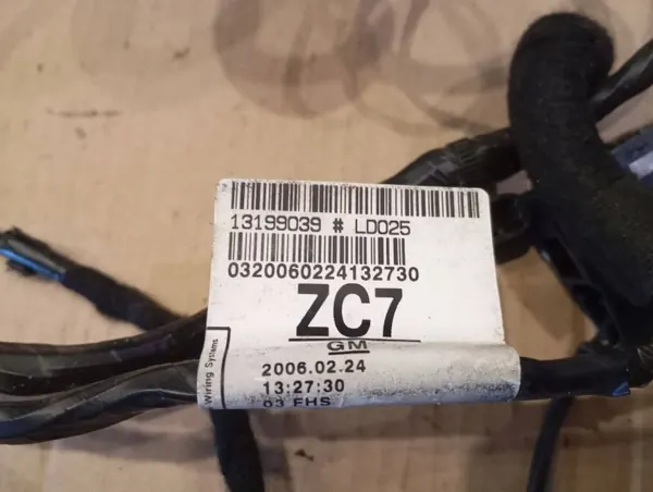 OEM 13199039 Linkerdeur bedrading Opel Astra H image 6