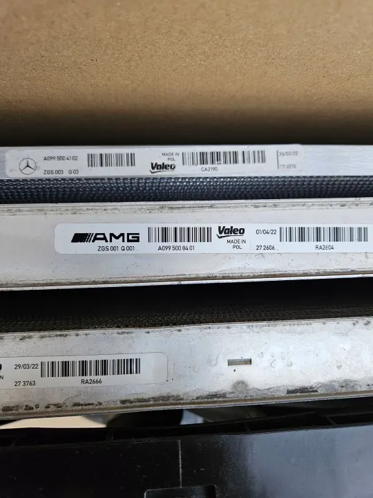 Kit radiateur OEM MB-55SL232 pour Mercedes SL R232 AMG image 6