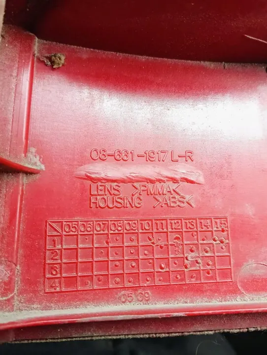 Linkes Rücklicht Fiat Panda 1.1 03208886 image 3