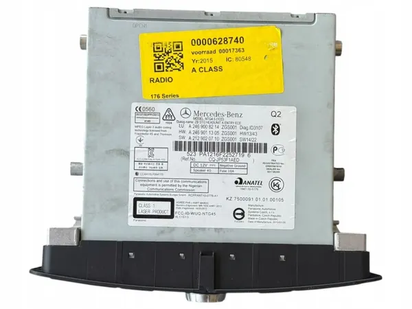 Leitor Radio Nav OEM A2469008214 Mercedes Classe A image 6