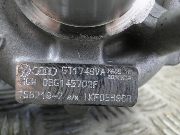Turboaggregat VW Passat B6 2.0TDI BRE GT1749VA OEM 03G145702F image 6