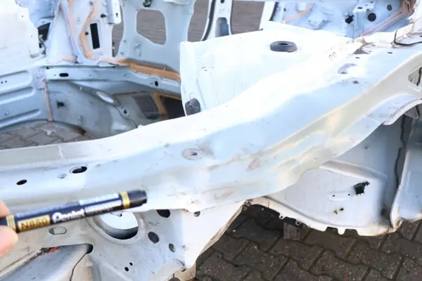 Volvo V90 II vänster framskärm OEM 1274737374 image 4