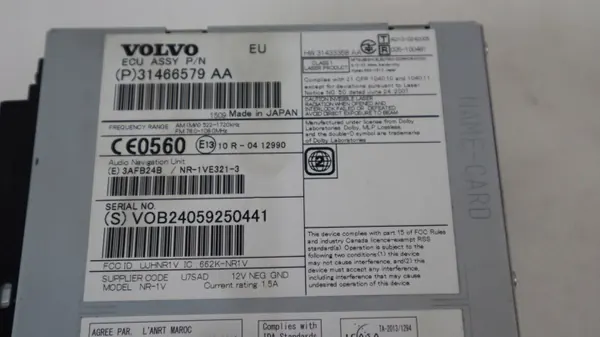 Radio Volvo V40 II Lecteur CD Navigation OEM 31466579 image 6