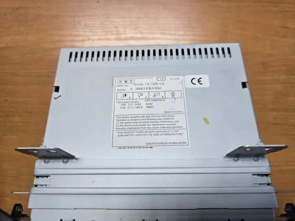 OEM 96160-2Y730TAN CD MP3 Bluetooth-radio Hyundaiille image 6